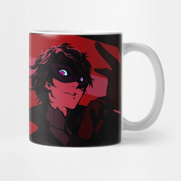 Persona - Ren Akiyama Joker Art (Red) by PhilipArnaudov